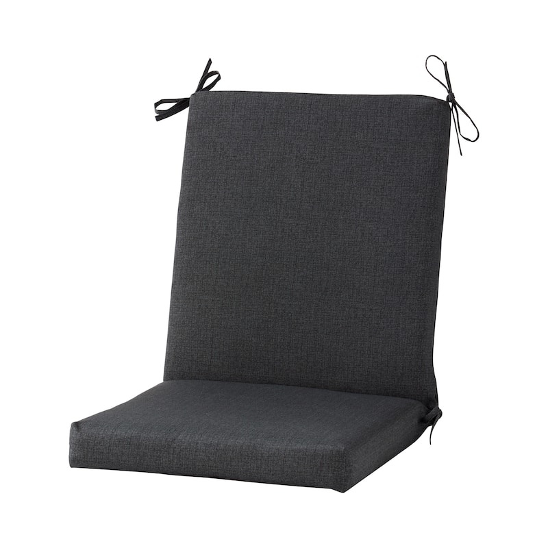 Greendale Home Fashions Outdoor High Back Chair Pad - Carbon
