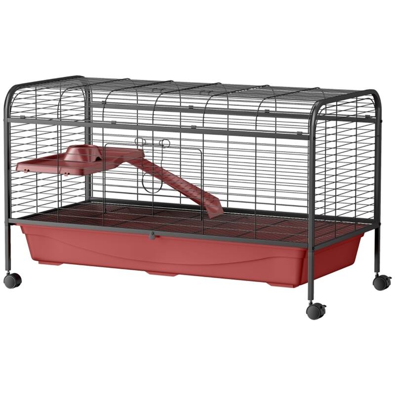 Heavy Duty Pet Cage with Multiple Doors for Easy Access - 48" L x 23.25” W x 28.75" H