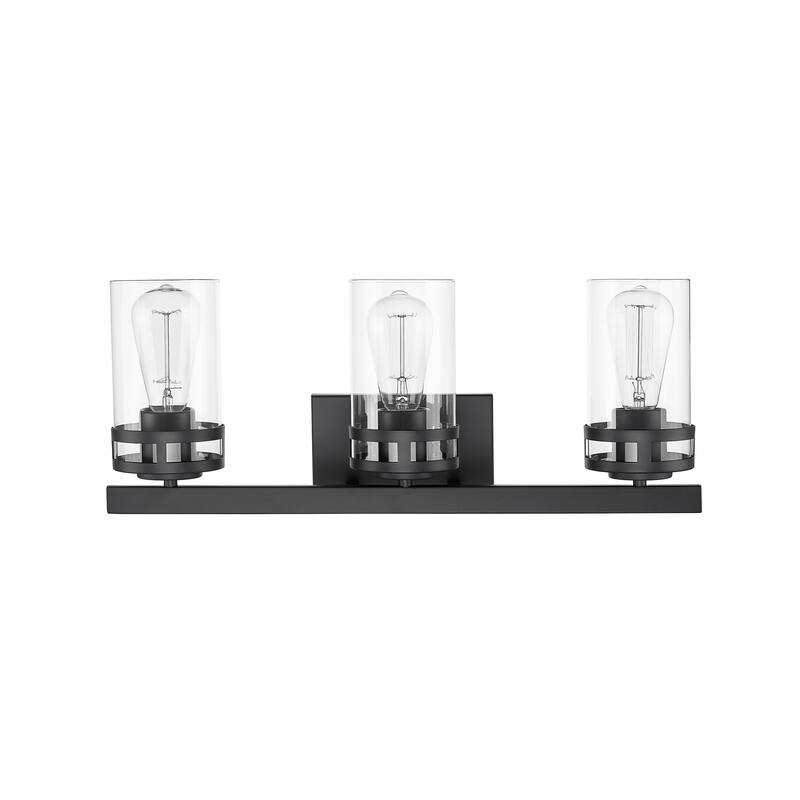 Millennium Lighting Lunden 2/3/4 Light Vanity Fixture in Matte Black