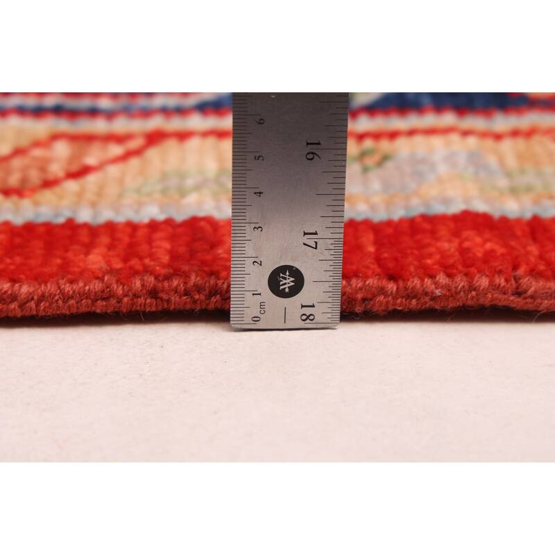 ECARPETGALLERY Hand-knotted Jules Serapi Light Red Wool Rug - 9'2 x 12'2