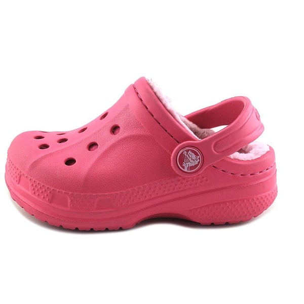 Shop Crocs Winter Clog Toddler Round Toe Synthetic Pink Clogs