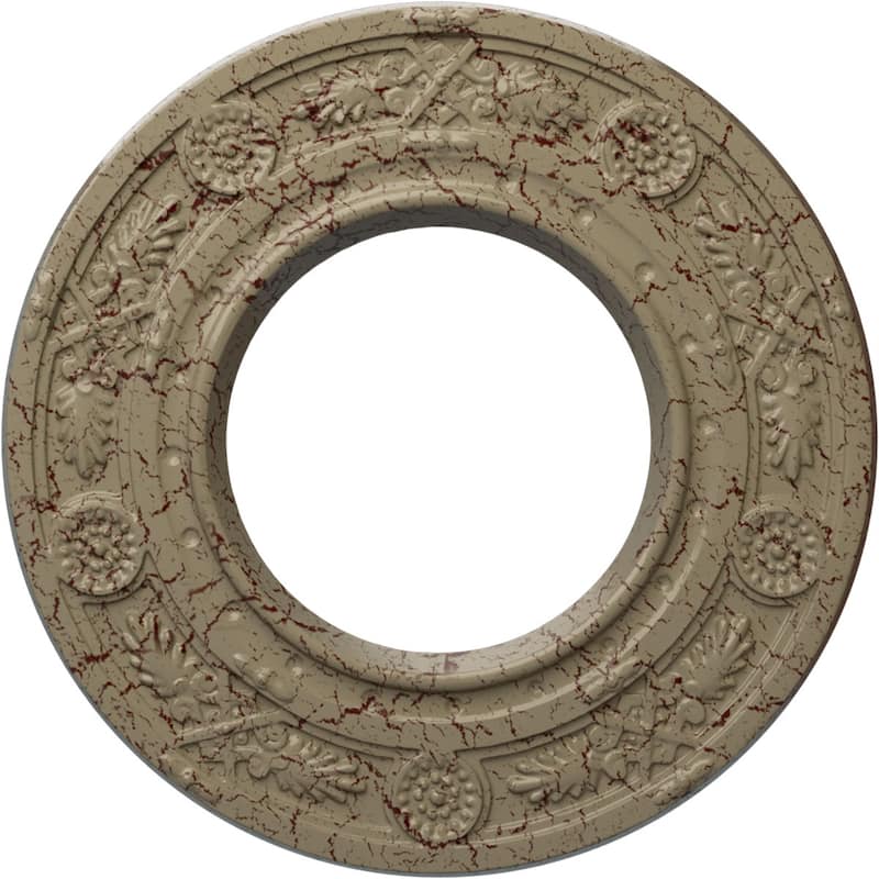 8"OD x 3 7/8"ID x 1/2"P Daniela Ceiling Medallion