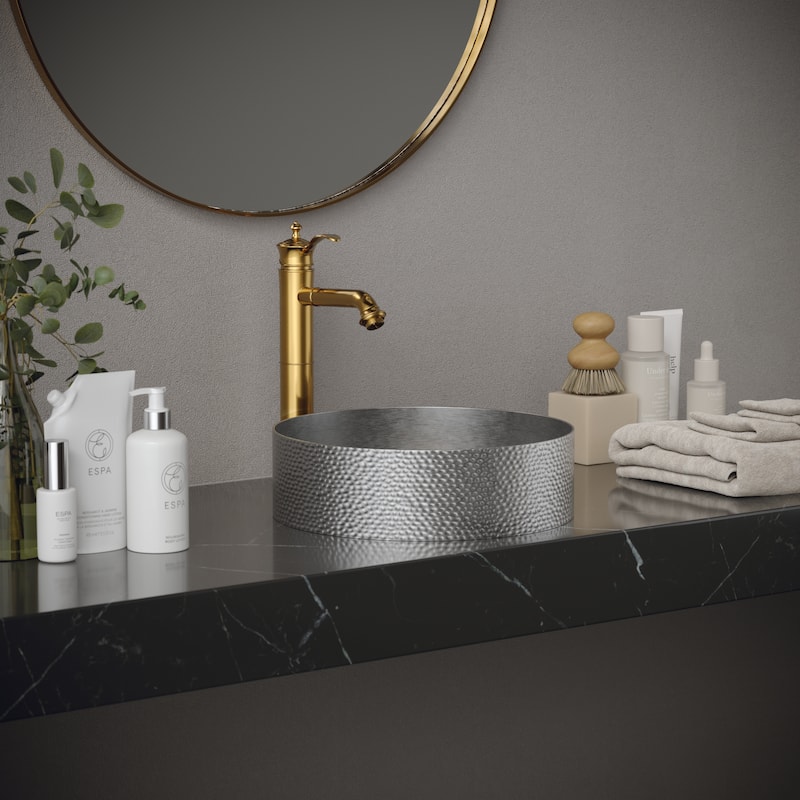Karran Cinox Stainless Steel Round Vessel Sink