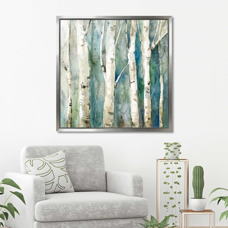 "River Birch II" by Carol Robinson Print on Floating Canvas