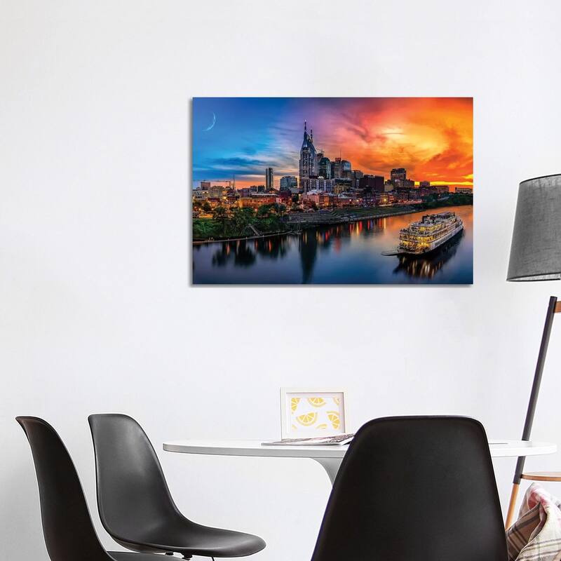 iCanvas "Southern Sky Sunset Over Nashville" by Jonathan Ross Photography Canvas Print - 26x40x1.5