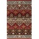 preview thumbnail 2 of 7, Hand-tufted Plumas Transitional Aztec Wool Area Rug