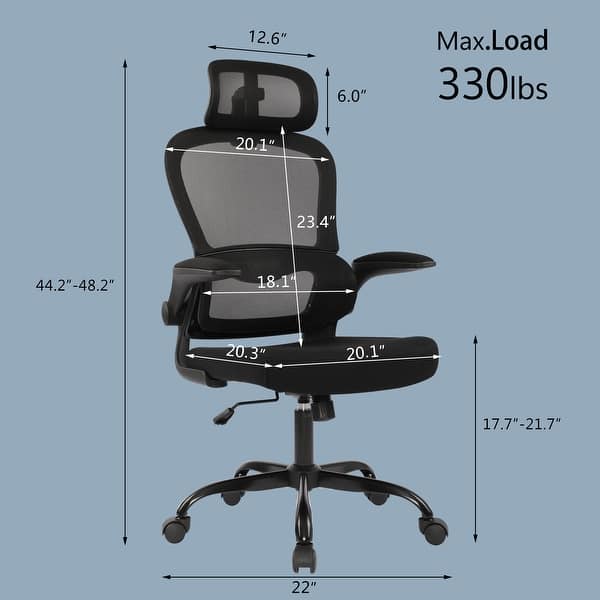 Home Office Chair Mesh Computer Desk Chair High Back Ergonomic Task Chair