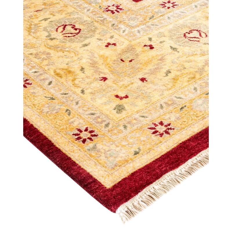 Overton Hand Knotted Wool Vintage Inspired Traditional Mogul Re Area Rug - 9 x 12
