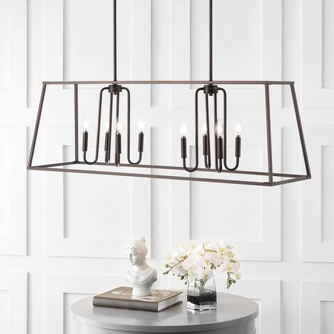 SAFAVIEH Onia 8Lt Pendant - 49"x14"x24-54"