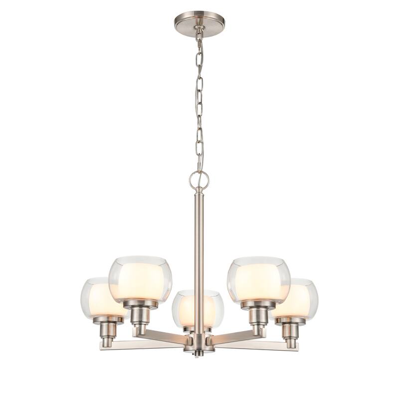 Innovations Lighting Cairo 5 Light 20" Chandelier - Satin Nickel