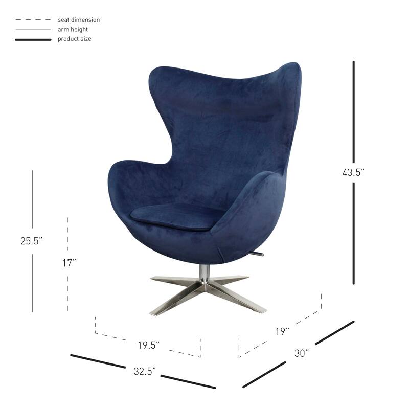 NPD Furniture Max Swivel Rocker Chair