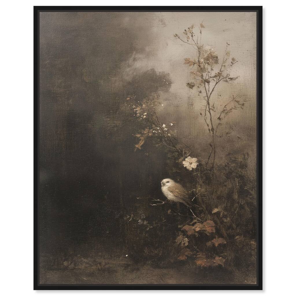 Owl in the Shadows II Canvas by Art Remedy