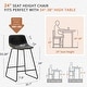 preview thumbnail 5 of 49, LUE BONA Modern Faux Leather Metal Frame Counter Height Bar Stools (Set of 4)