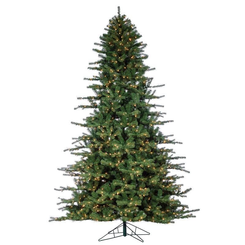 9 Foot Layered Norfolk Pine Pre-Lit Tree - N/A