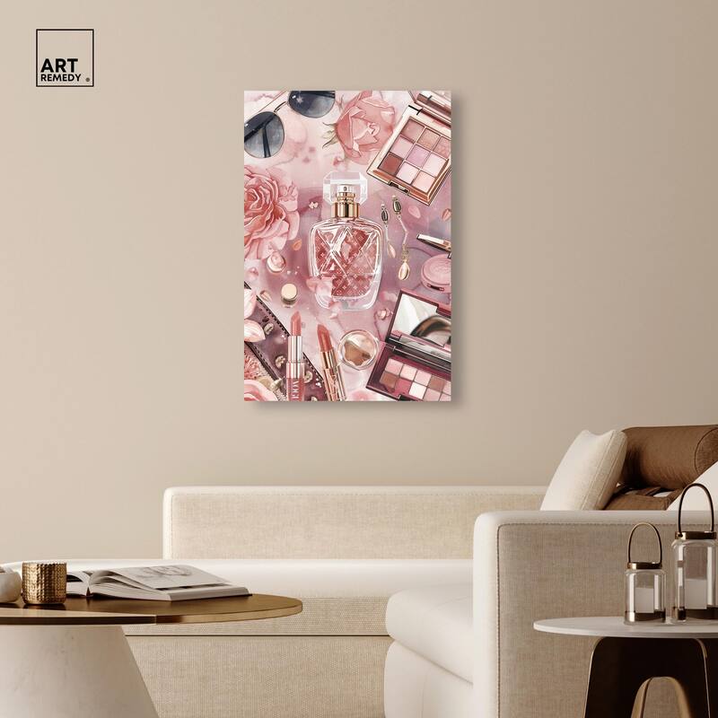 Glam Sparkle Lay Out II Canvas by Art Remedy, Gallery Wrapped