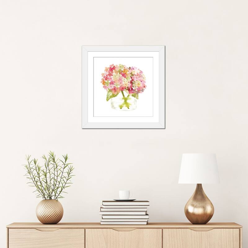 iCanvas "Hydrangea Pink Vase" by Sara Berrenson