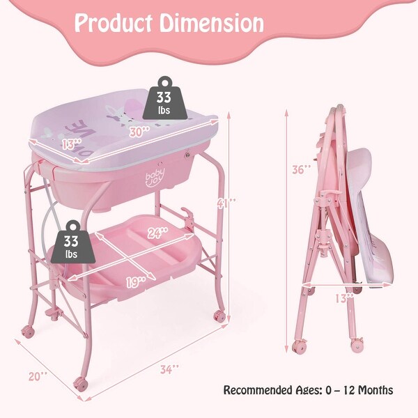 Changing table and bathtub store