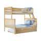 Max and Lily Twin over Full Bunk Bed with Trundle Bed