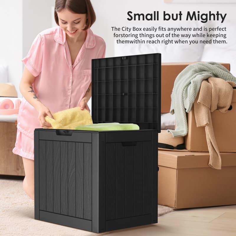 Outdoor Patio Storage Resin Lockable Deck Box