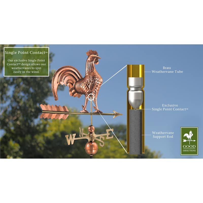 Rooster Weathervane by Good Directions