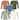 Hudson Baby Toddler Boy Thermal Long Sleeve Tees 5pk, Sage Dinosaur