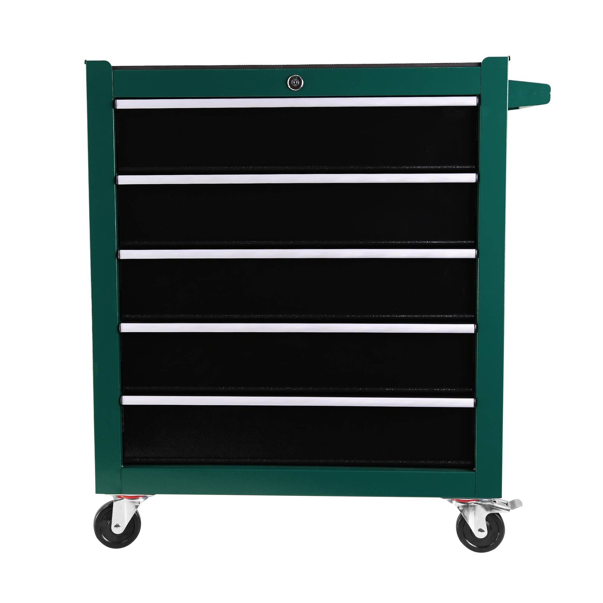 5Drawers Rolling Tool on Wheels with Keyed Locking System