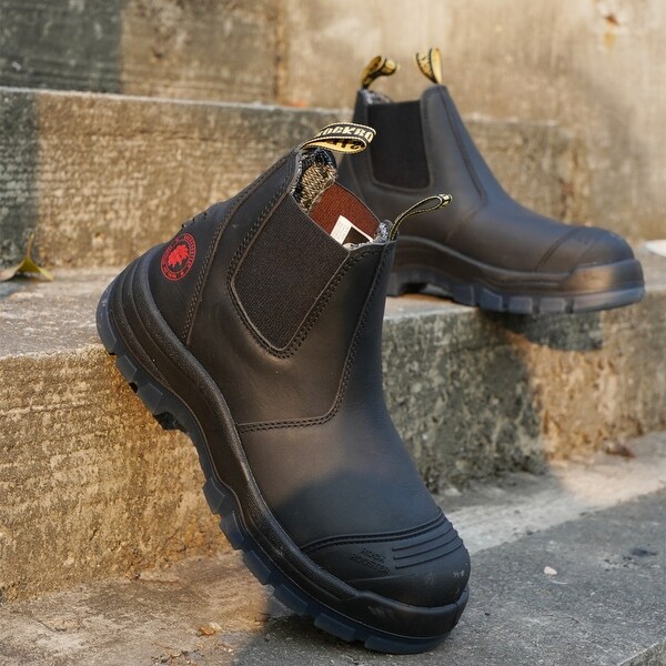 6 pull on work boots