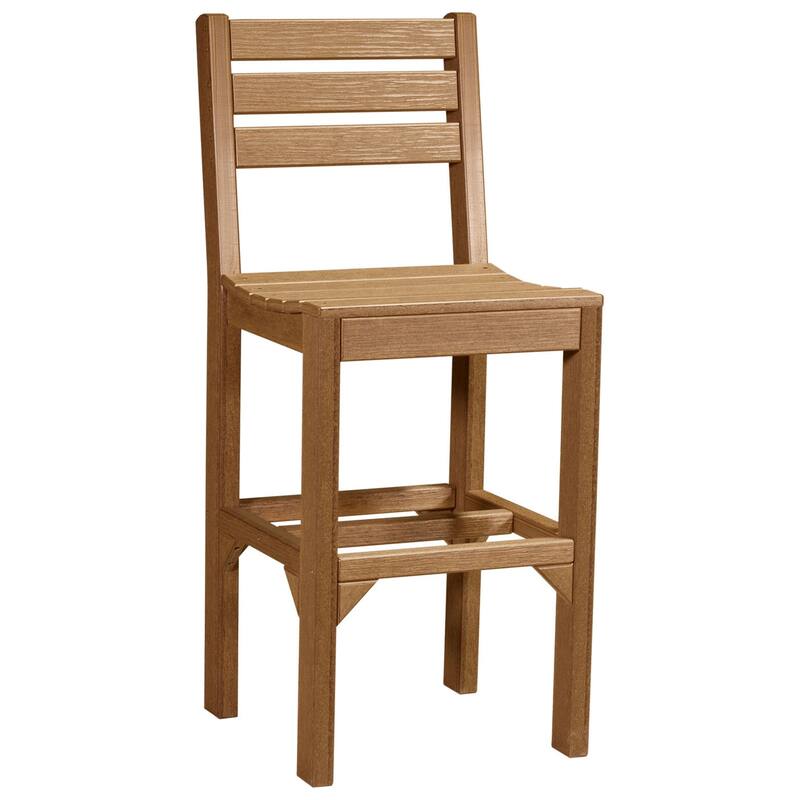 Set of 4 Poly Lumber Island Side Chairs