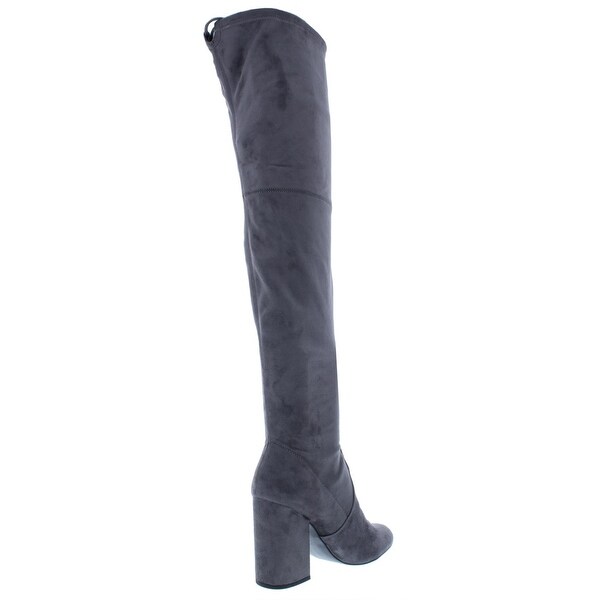 steve madden grey thigh high boots