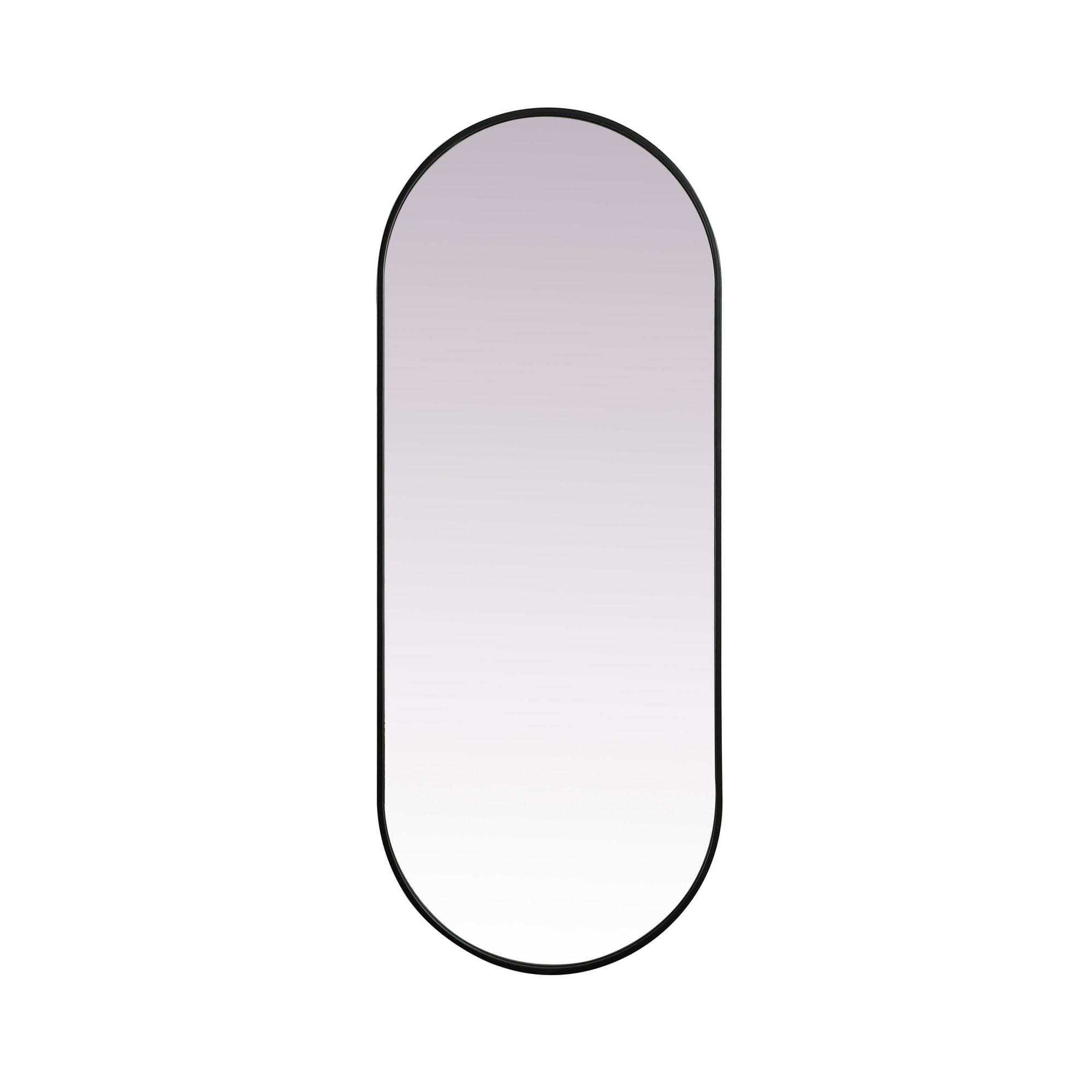 Elegant Lighting MR2A2460 Asha 24" W x 60" H Oval Framed Accent Mirror
