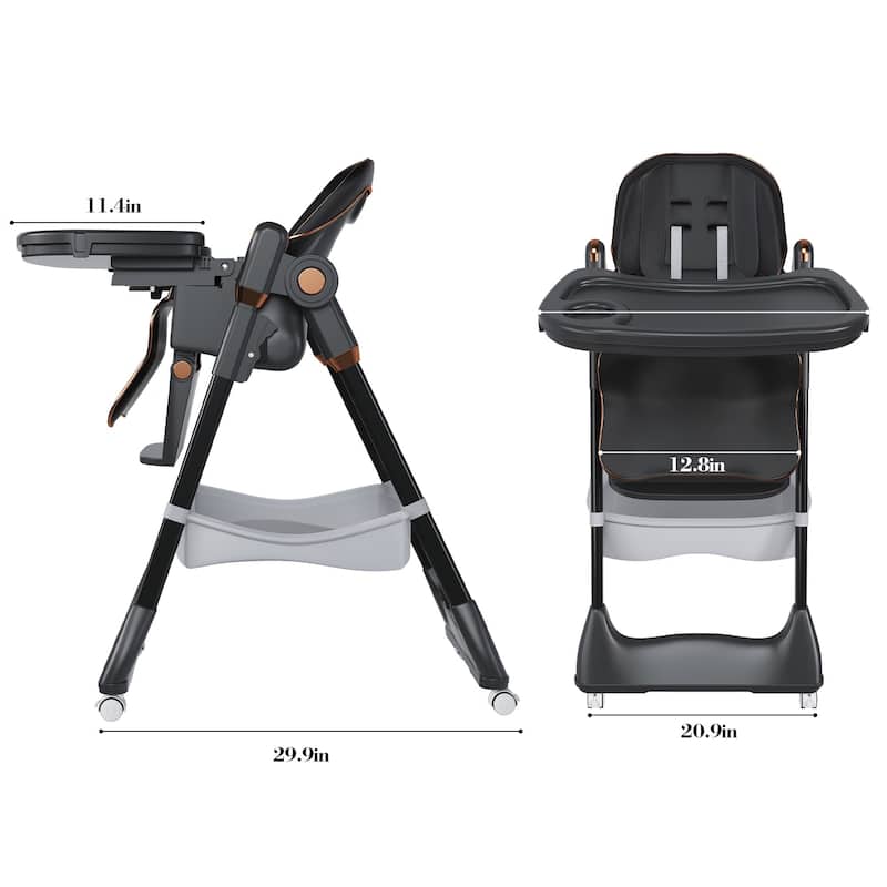 Adjustable Baby High Chair 0-6 Years