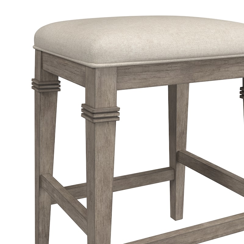 Hillsdale Furniture Arabella Wood Backless Counter Height Stool - 25.25H x 18.5W x 15.75D