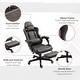 preview thumbnail 7 of 25, Vinsetto Gaming Chair Racing Style Office Ergonomic Chair Adjustable Height Swivel Recliner High Back PC Computer Desk Chair