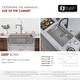 preview thumbnail 4 of 55, STYLISH Stainless Steel Workstation Completo Series Kitchen Sink with Accessories Included - Brushed Stainless Steel