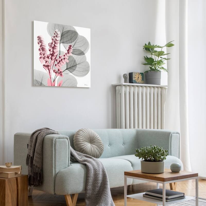 "Eucalyptus Bush 2" Frameless Free Floating Tempered Glass Panel Graphic Wall Art