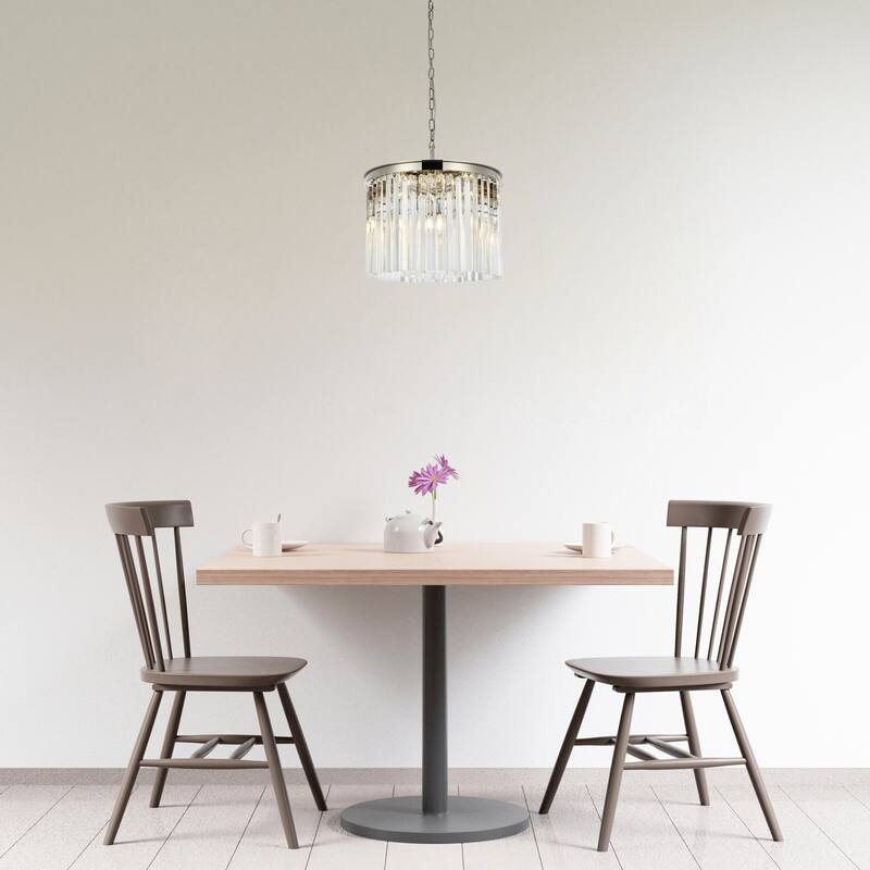 Royce Edge 6-Light Polished Nickel Pendant