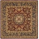 preview thumbnail 25 of 36, Safavieh Handmade Classic Vernice Traditional Oriental Wool Rug 8' Square - Burgundy/Navy - Square