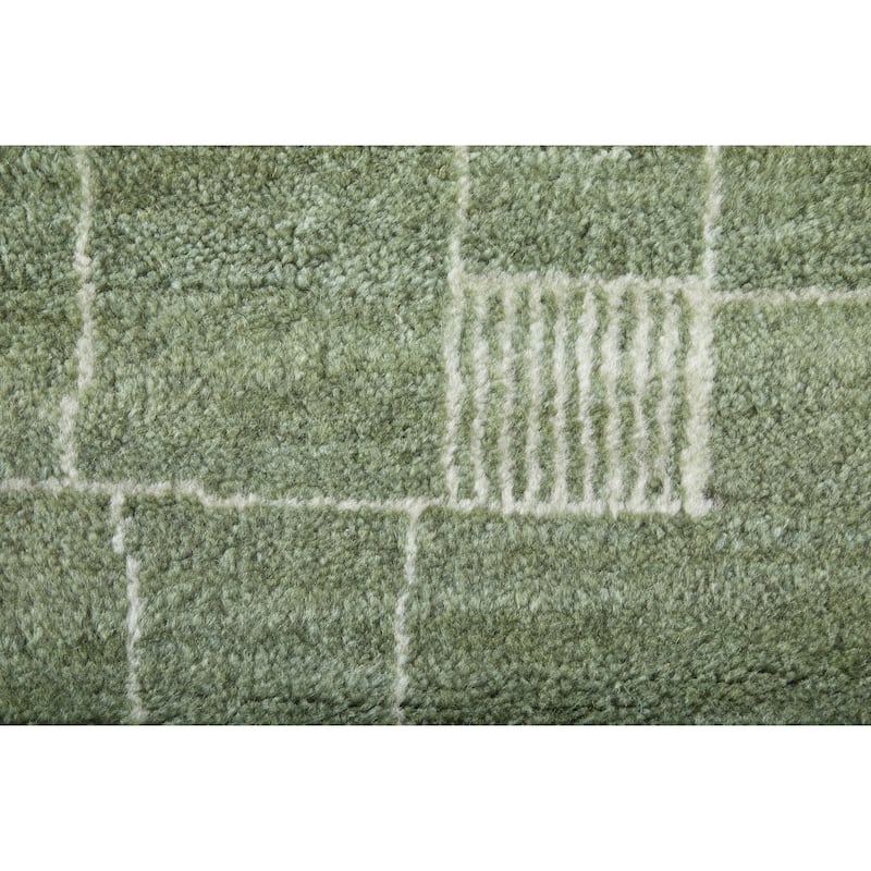 Grand Bazaar Fitzroy Hand Knotted Abstract Modern Area Rug