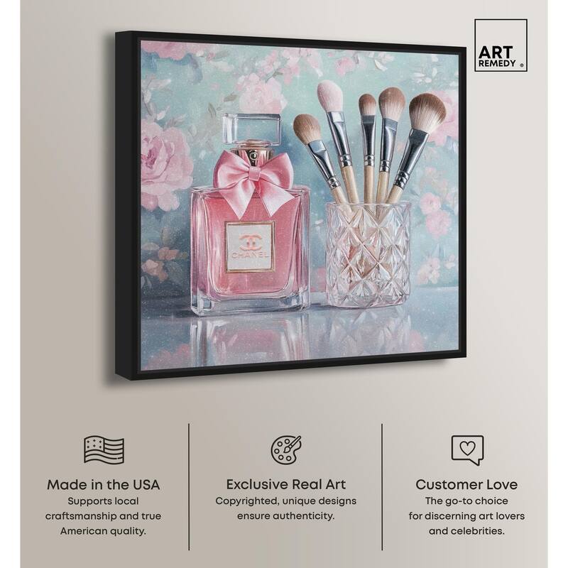 Love Dainty Perfume and Makeup Canvas by Art Remedy
