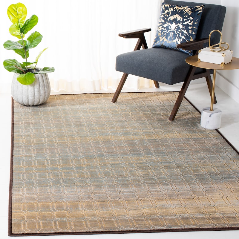 SAFAVIEH Paradise Biagina Watercolor Modern Viscose Rug