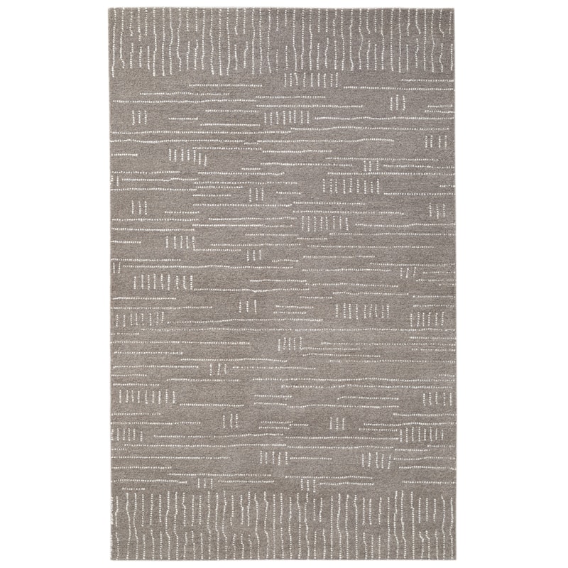Terra by Obeetee Nomad Zen Coffee Rug - Natural/Criss Cross - 3' x 5'