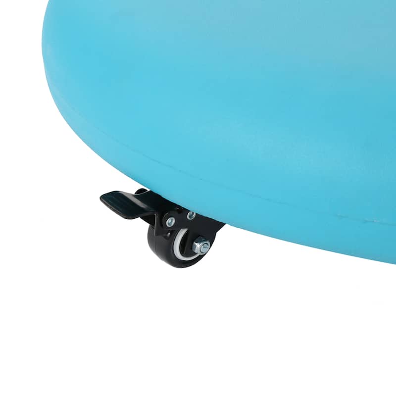 Roomfitters Round 88 lbs Rolling Umbrella Base, Heavy-Duty Wheeled Patio Stand, Black