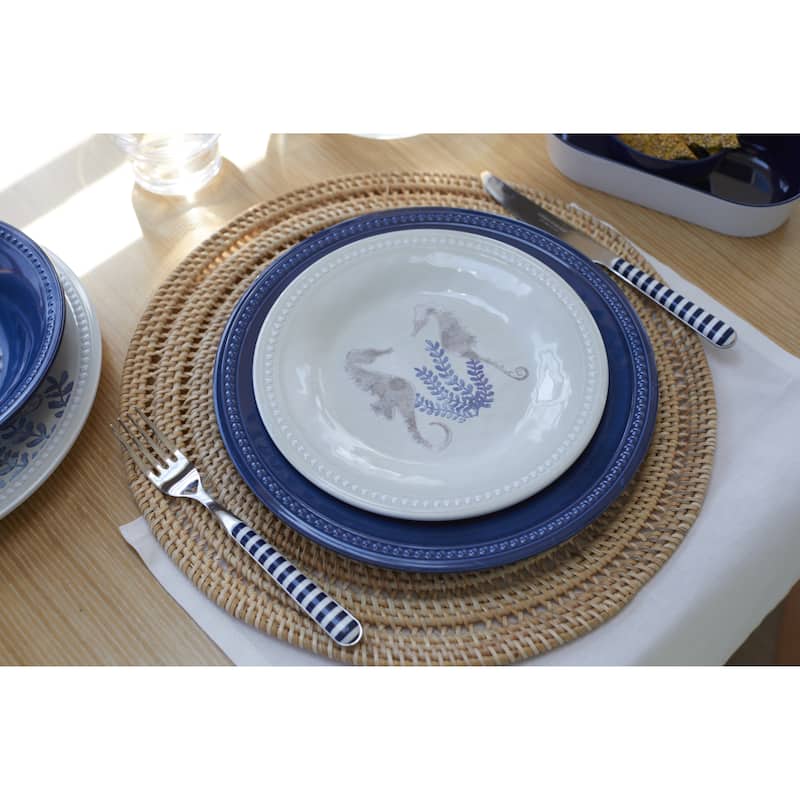 Harmony Melamine Tableware Set - Blue