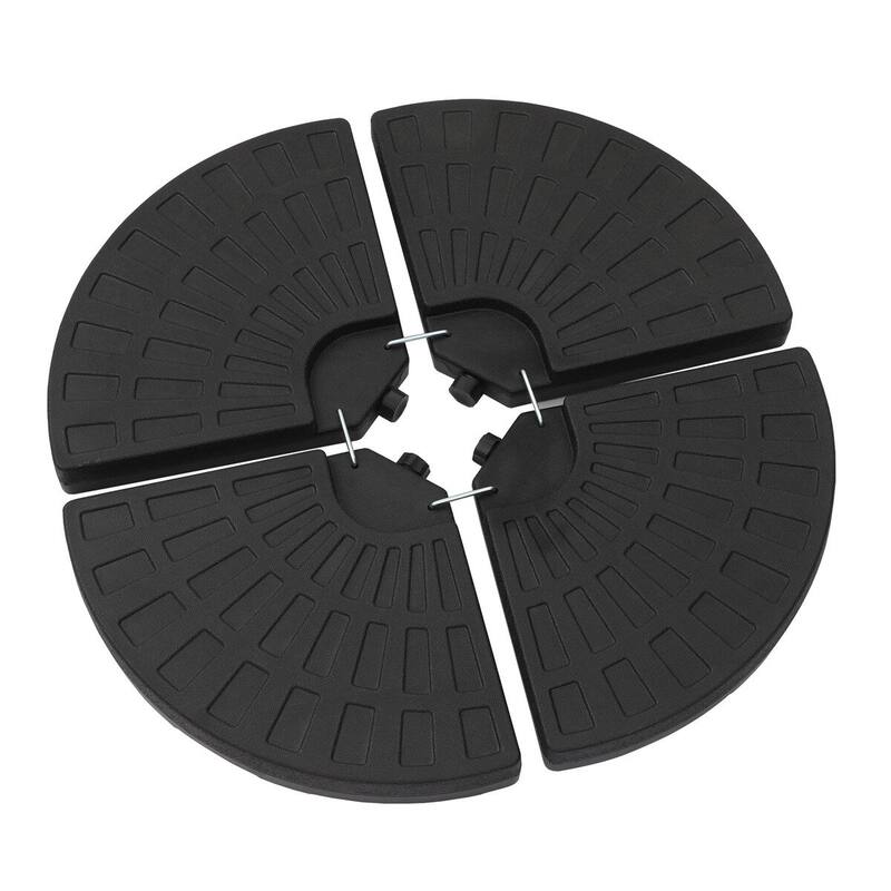 Clihome 4 Plate Patio Umbrella Base Stand
