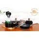 Thumbnail 1, Kitchen Academy 15 Piece Nonstick Granite-Coated Cookware Set Suitable for All Stove Including Induction.
