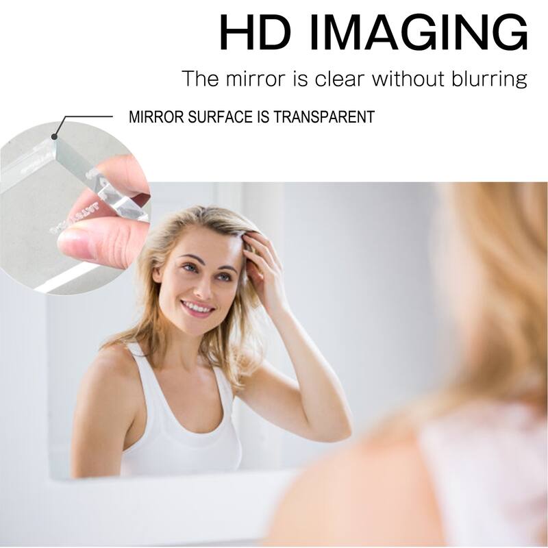 Framed Wall Mirror - 21.7" W x 0.8" D x 47.2" H