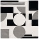 preview thumbnail 11 of 70, SAFAVIEH Handmade Rodeo Drive Frouwa Mid-Century Modern Wool Rug 6' Square - Grey/Black - Square