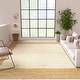 preview thumbnail 37 of 43, Jute Hand Braided Zigzag Stitch Natural Fibers Farmhouse Style Area Rug Brown/Cream - Rectangle 8' x 10'