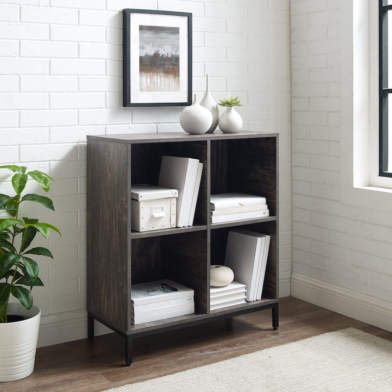 Crosley Jacobsen Record Storage Cube Bookcase - 28.5 "W x 13.5 "D x 33 "H