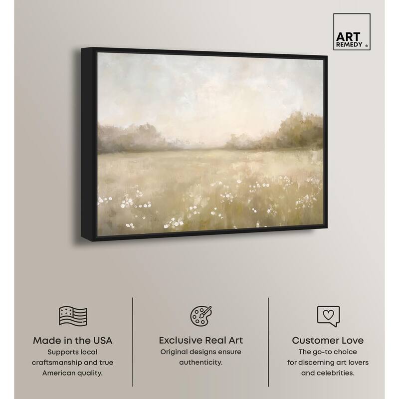 Peaceful Expanse Canvas by Art Remedy